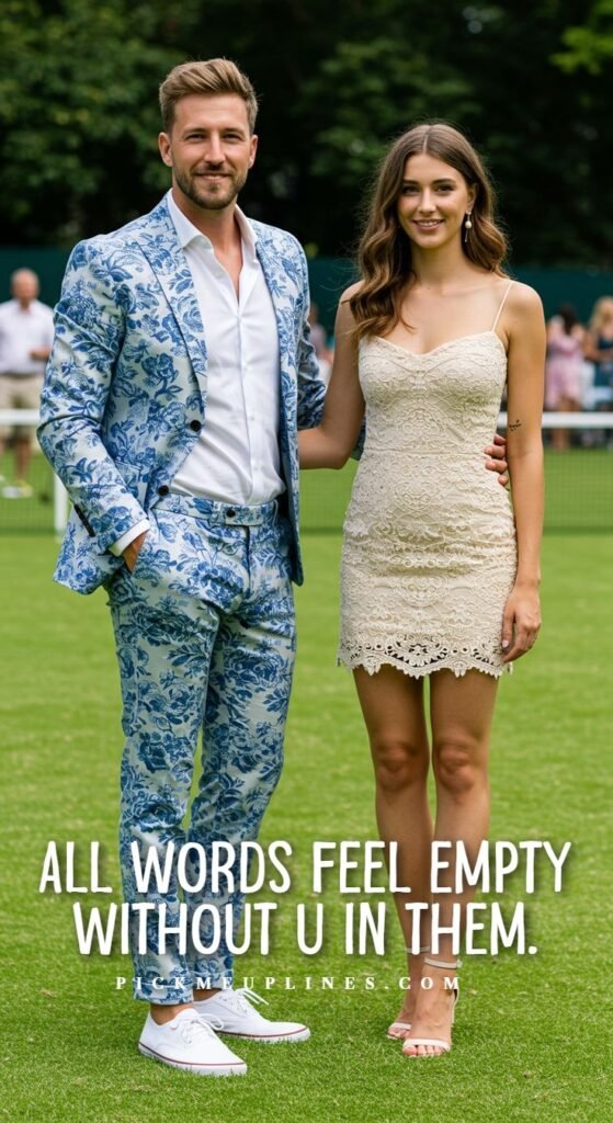 Alphabet Pick Up Line – U and I