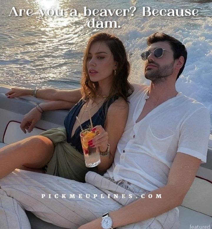 Smart and witty jokes pick up lines to impress him.