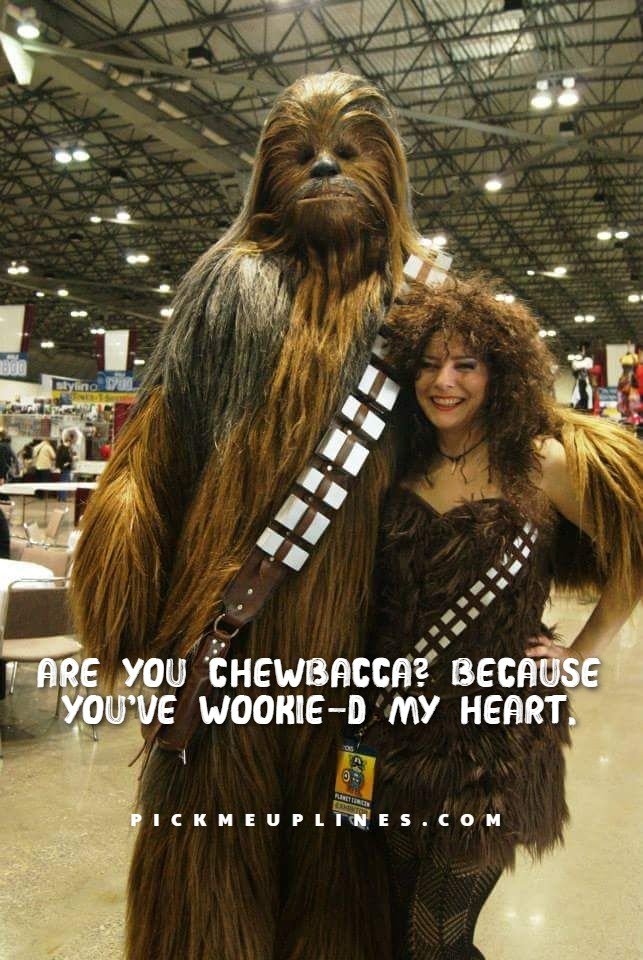 Cheesy Pick Up Lines from Star Wars