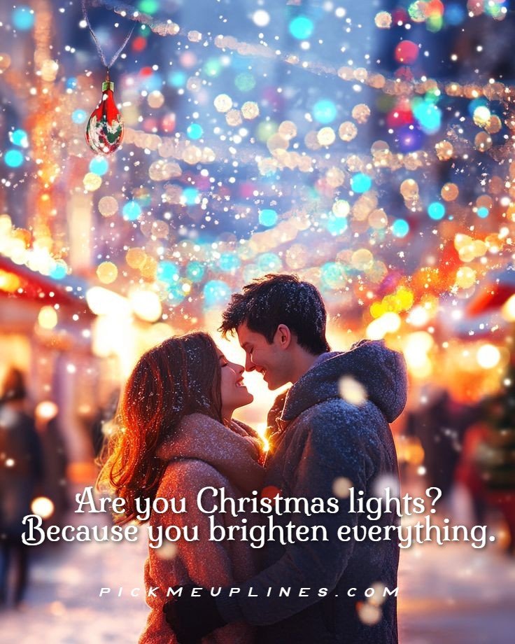 Bold Pick Up Lines for Christmas