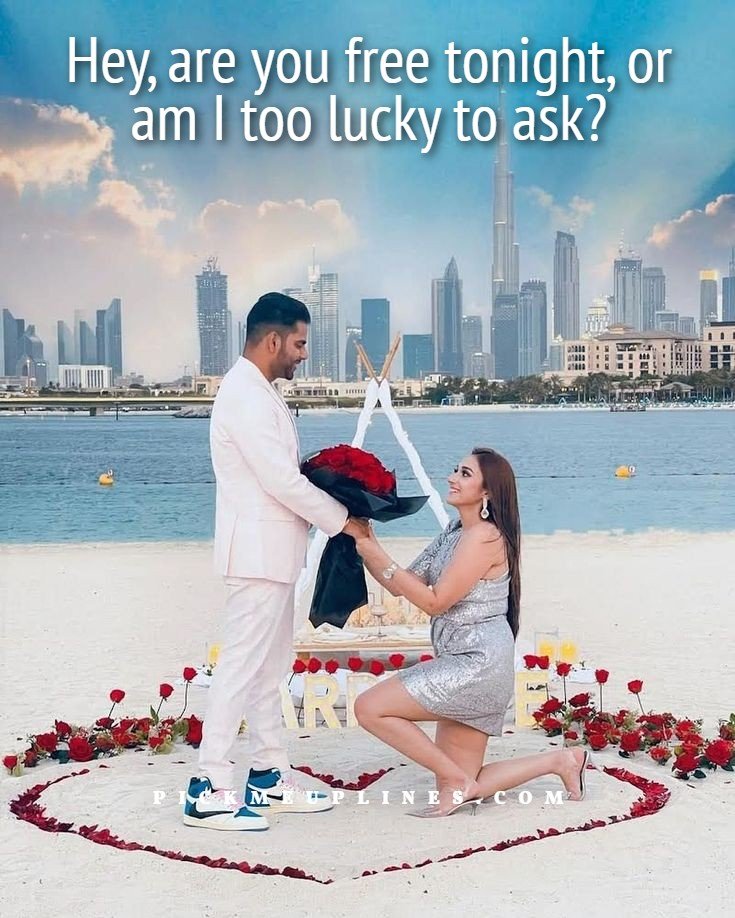 Comfortable to Say Pick Up Lines (Made for Male)