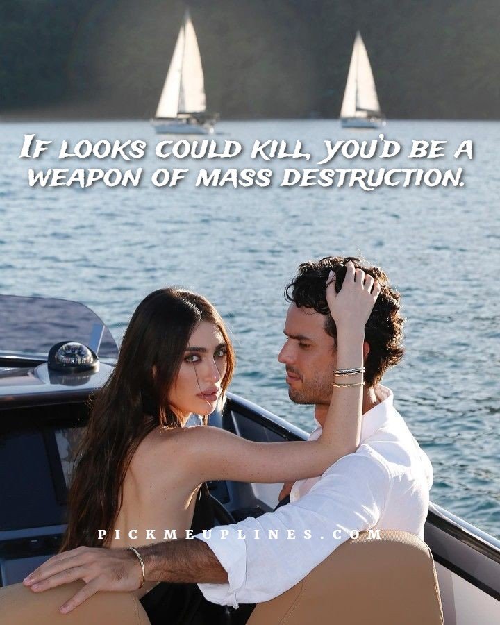 Cheesy and funny pick up lines to start a conversation.