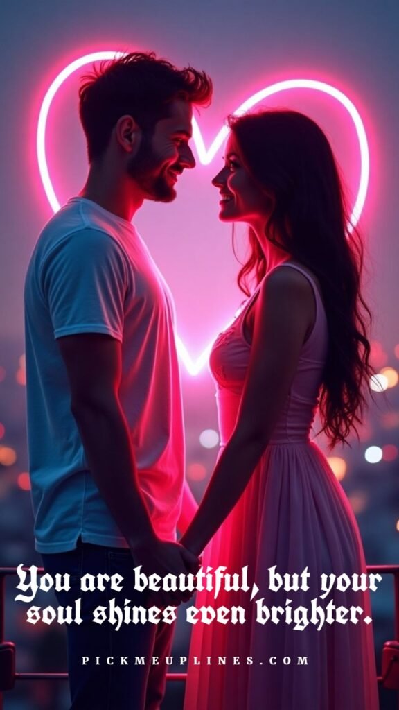 You are Beautiful Pickup Lines