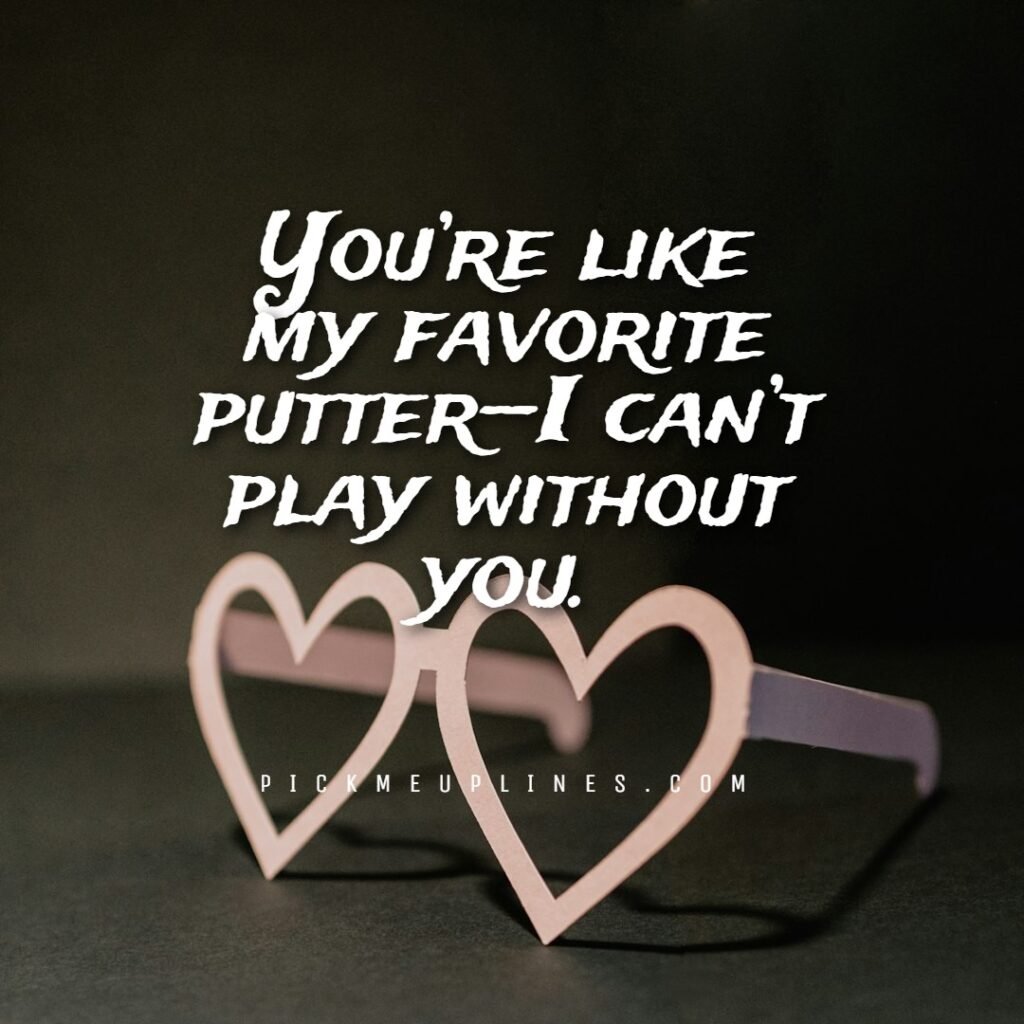 Cheesy Golf Pickup Lines