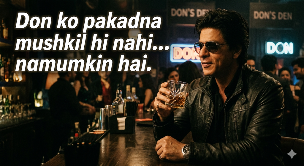 Bollywood pickup lines From Movie Don