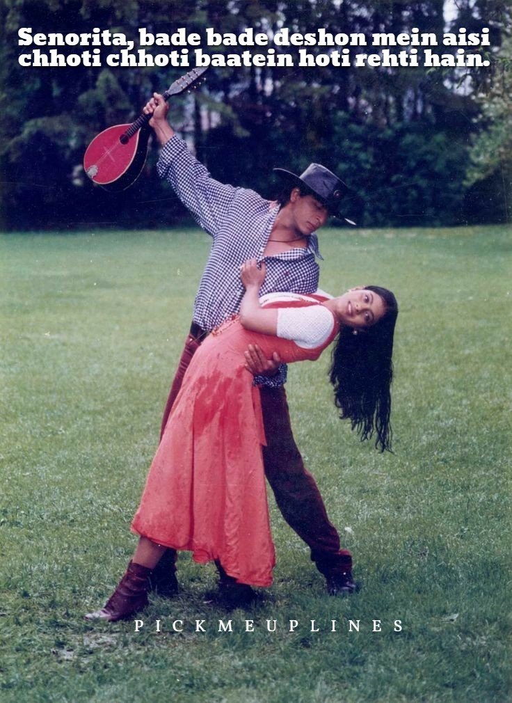 SRK Bollywood Pick Up Lines