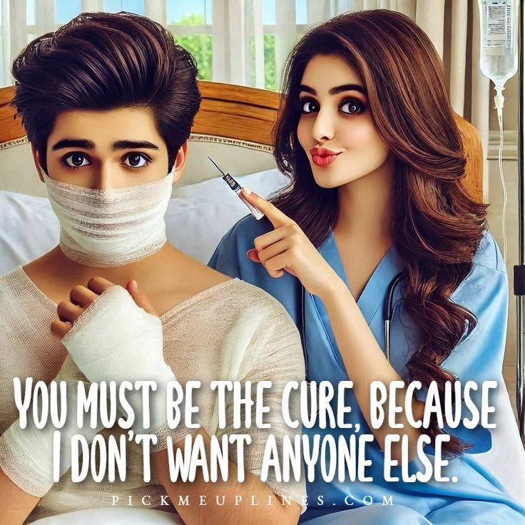 Flirty Nurse Pick Up Lines to melt her heart