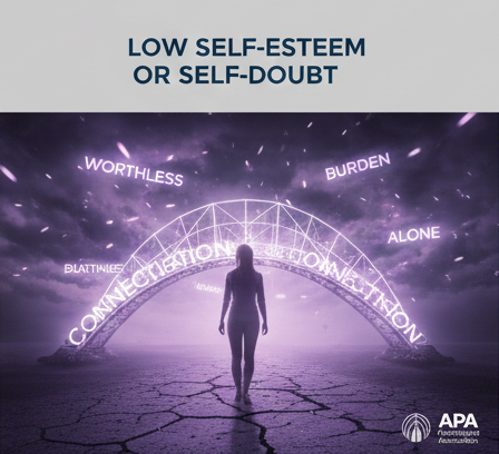 “Calm person creating emotional boundaries”