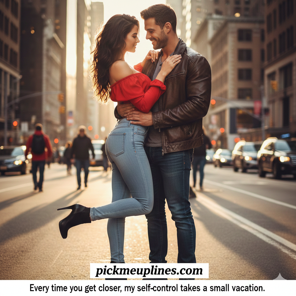 Dirty pickup lines over text conversation