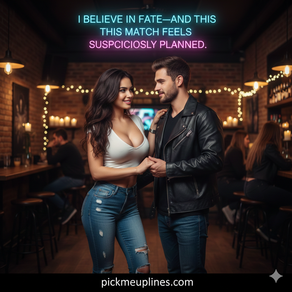 flirty pickup lines Tinder chats