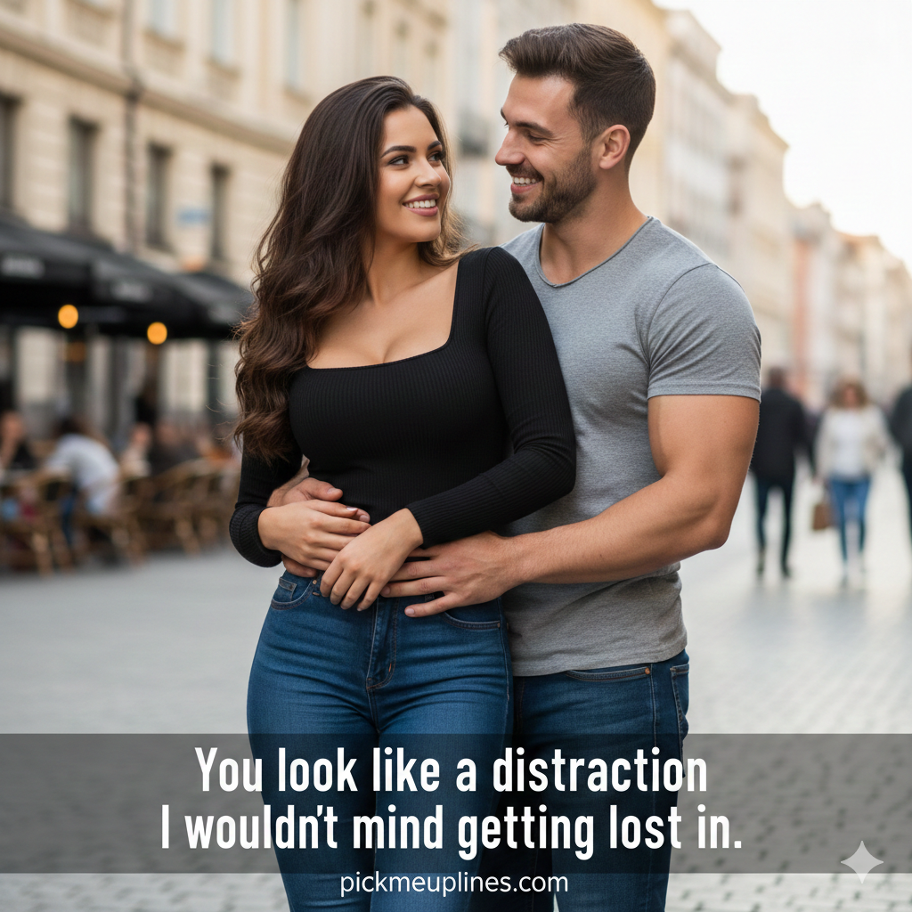 confident flirty pickup lines style