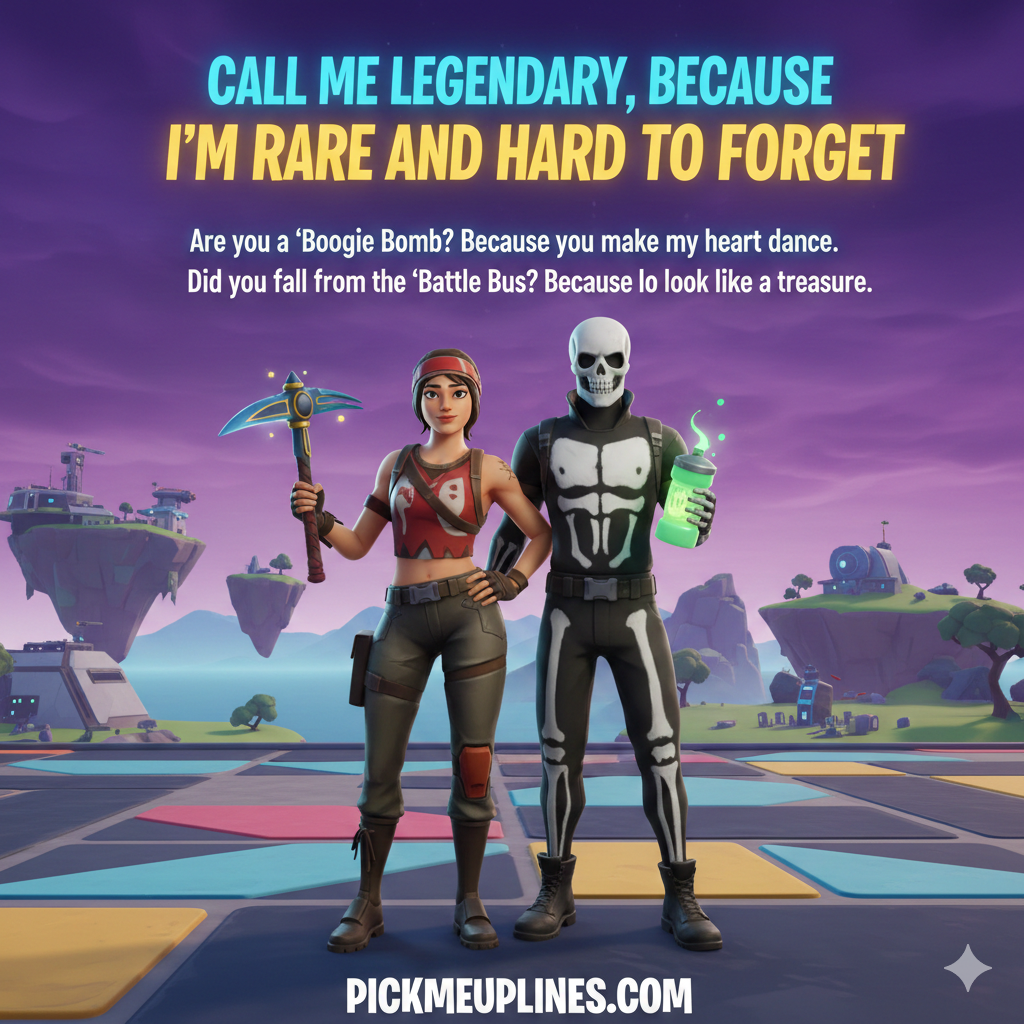 Fortnite pickup lines for gamers