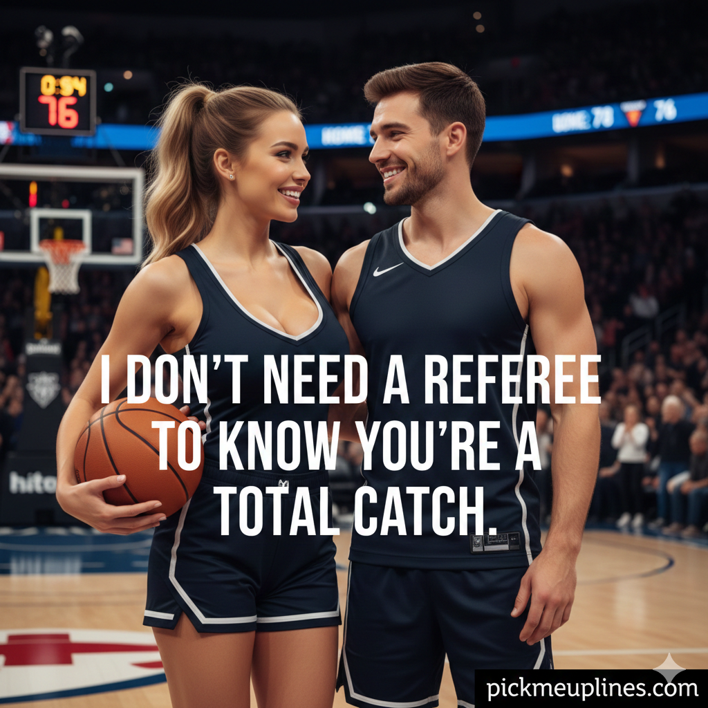 Basketball pickup lines Instagram post