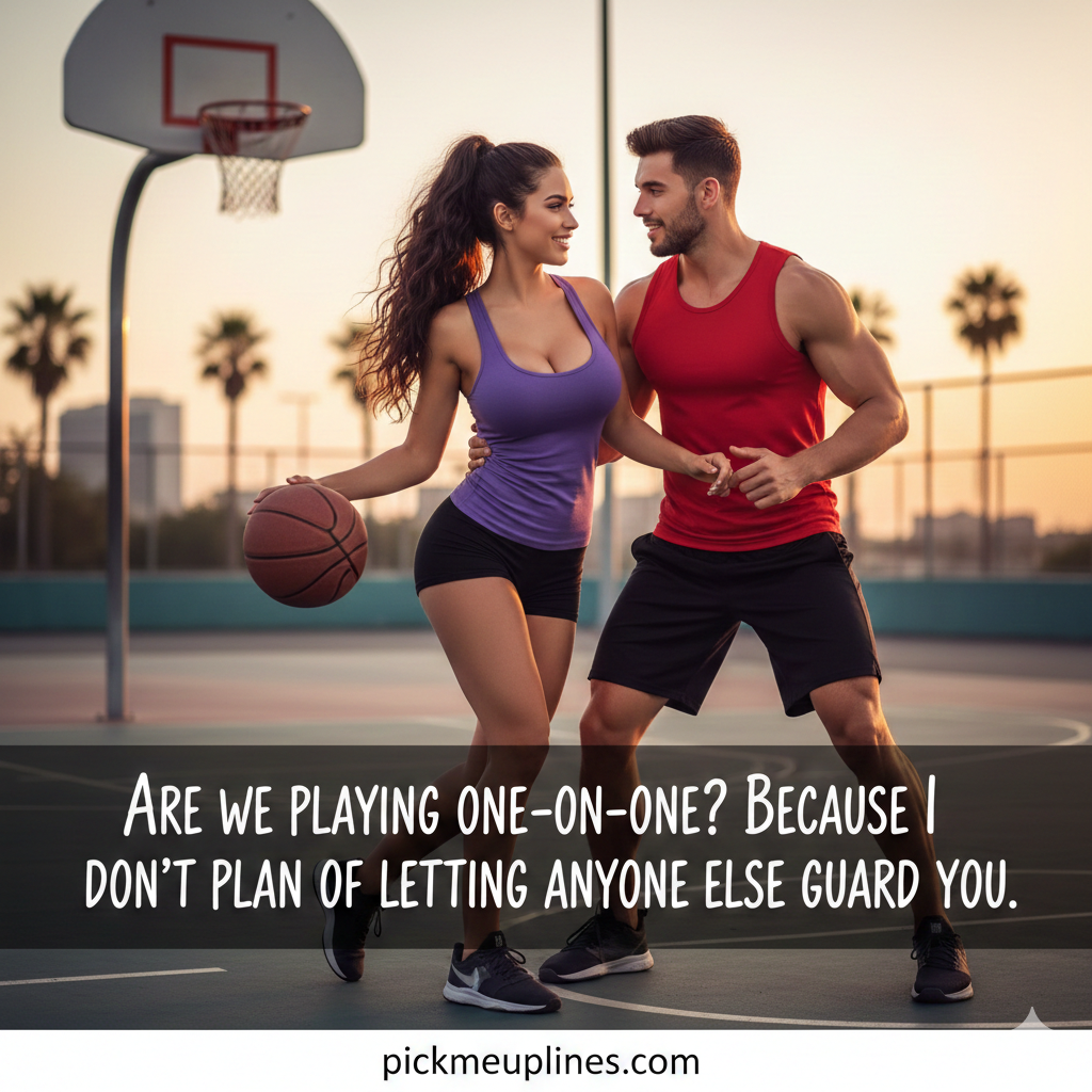 Basketball rizz pickup lines quote