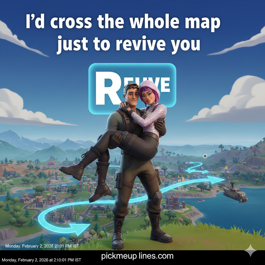Best Fortnite pickup lines