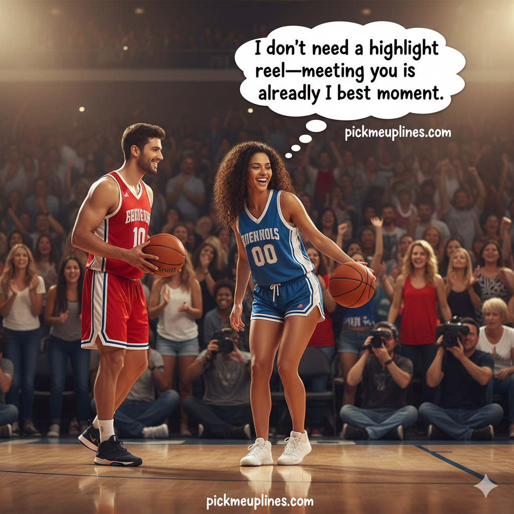 Basketball romance pickup lines
